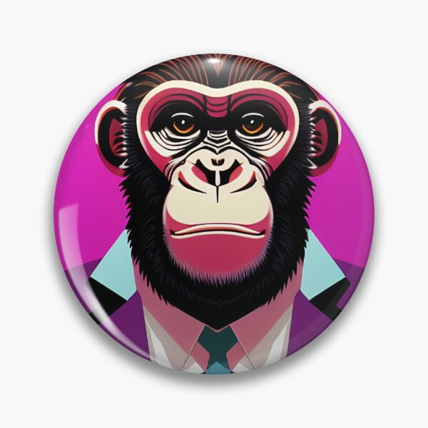 Item preview, cyberpunk gorilla  ape Kong portrait illustration art 21 designed and sold by vishalraifx.