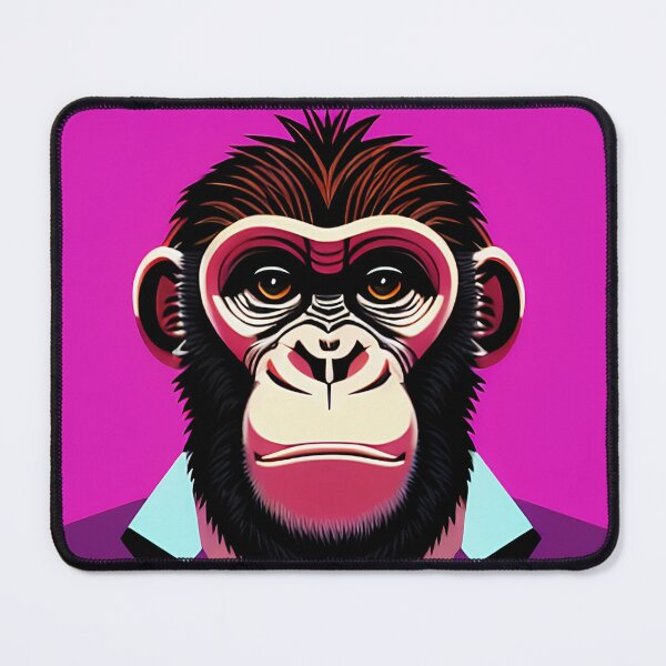 Item preview, cyberpunk gorilla  ape Kong portrait illustration art 21 designed and sold by vishalraifx.