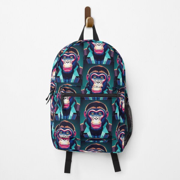 Item preview, cyberpunk gorilla  ape Kong portrait illustration art 22 designed and sold by vishalraifx.