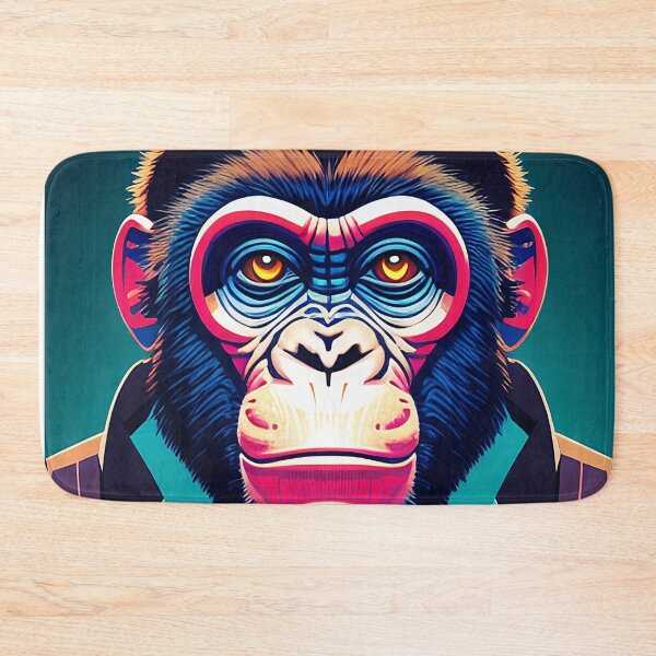 Item preview, cyberpunk gorilla  ape Kong portrait illustration art 22 designed and sold by vishalraifx.