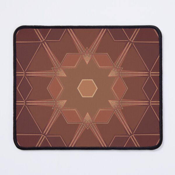 Item preview, Terracotta Color Palette Earth Tones Earthy Colors Geometric Abstract Radial Symmetry Pattern 8 of 8 designed and sold by Beachy.