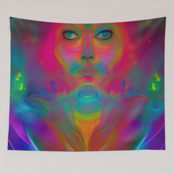 Item preview, A Higher Love No.2 - Astral Cosmic AI Illustration designed and sold by Recall-Design.