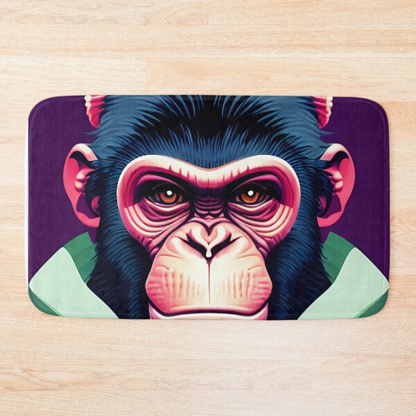Item preview, cyberpunk gorilla  ape Kong portrait illustration art 23 designed and sold by vishalraifx.