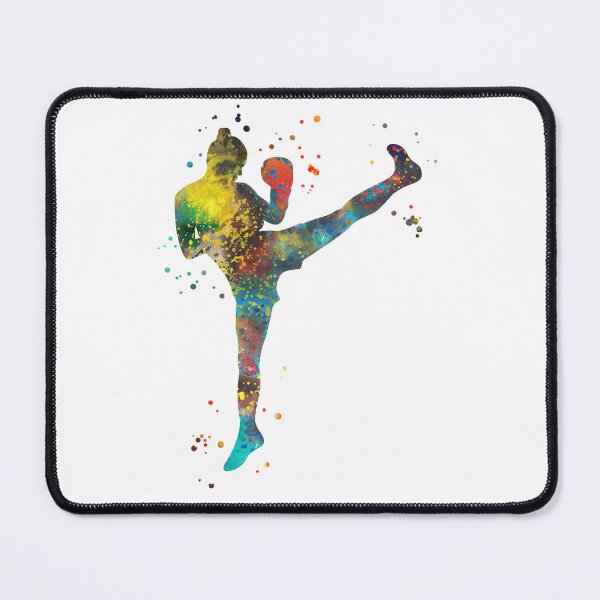 Item preview, Lady muay thai boxing designed and sold by Rosaliartbook.