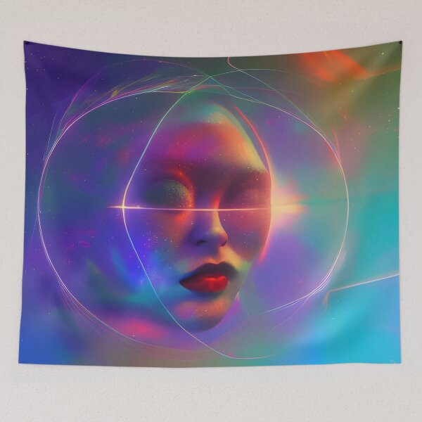 Item preview, A Higher Love No.3 - Astral Cosmic AI Illustration designed and sold by Recall-Design.