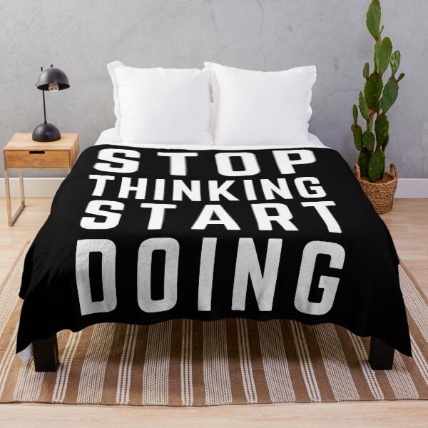 Item preview, STOP THINKING START DOING  designed and sold by KingsManKind.