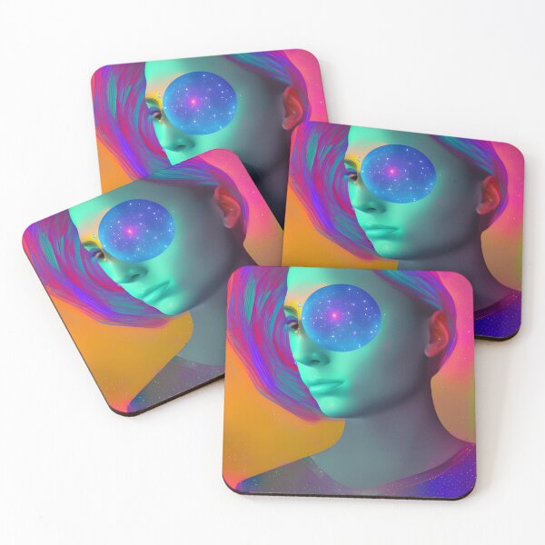 Item preview, A Higher Love No.4 - Astral Cosmic AI Illustration designed and sold by Recall-Design.