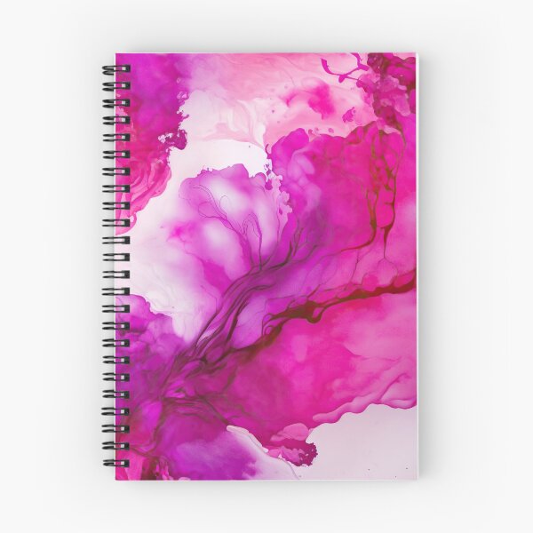 Item preview, Elegant Abstract Magenta White Watercolor Marble  designed and sold by venella.
