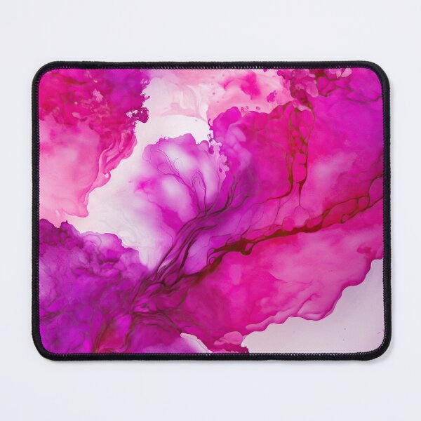 Item preview, Elegant Abstract Magenta White Watercolor Marble  designed and sold by venella.