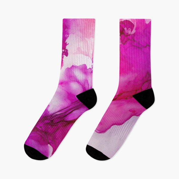 Item preview, Elegant Abstract Magenta White Watercolor Marble  designed and sold by venella.