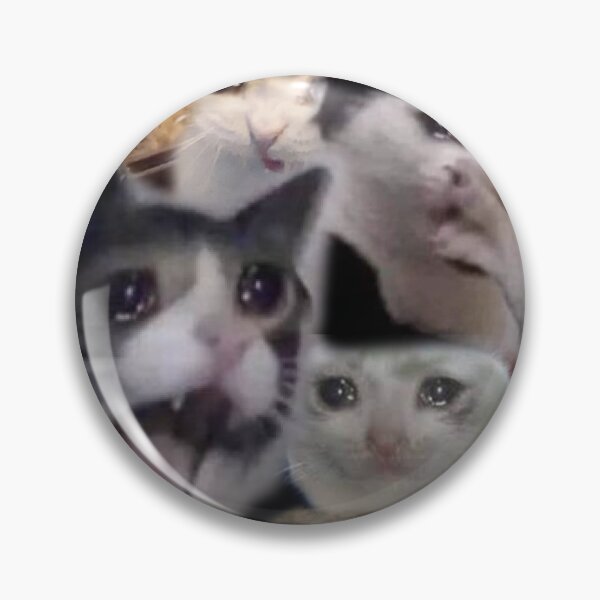 Item preview, Iconic crying cat meme collage designed and sold by AmeAve.