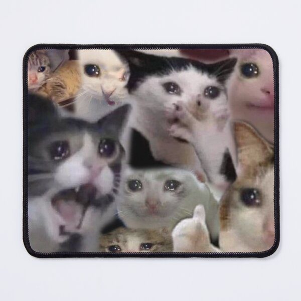 Item preview, Iconic crying cat meme collage designed and sold by AmeAve.