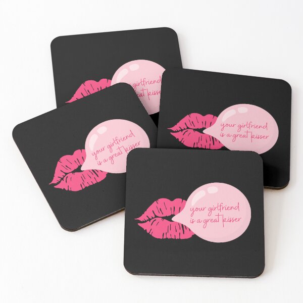 Item preview, Your Girlfriend is a Great Kisser Sarcastic Couple Quote designed and sold by Oceanarium.