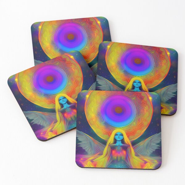 Item preview, A Higher Love No.6 - Astral Cosmic AI Illustration designed and sold by Recall-Design.