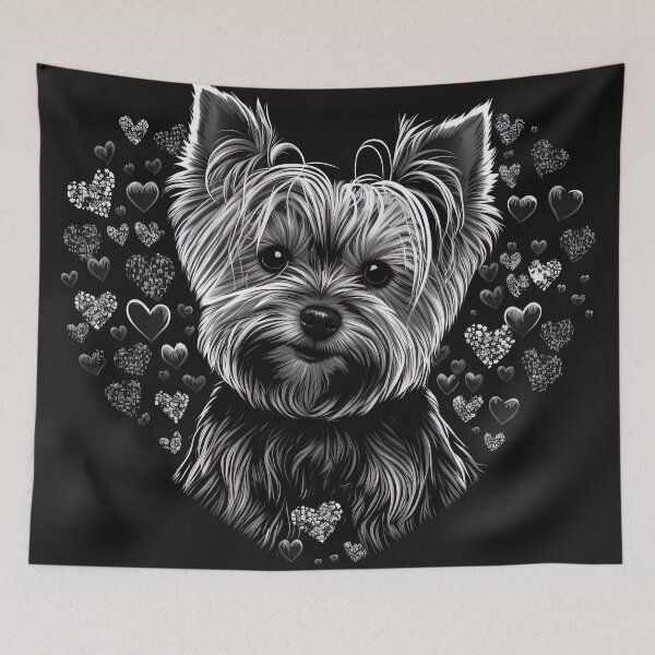 Item preview, Yorky Dog Valentine designed and sold by Juliascutecornr.