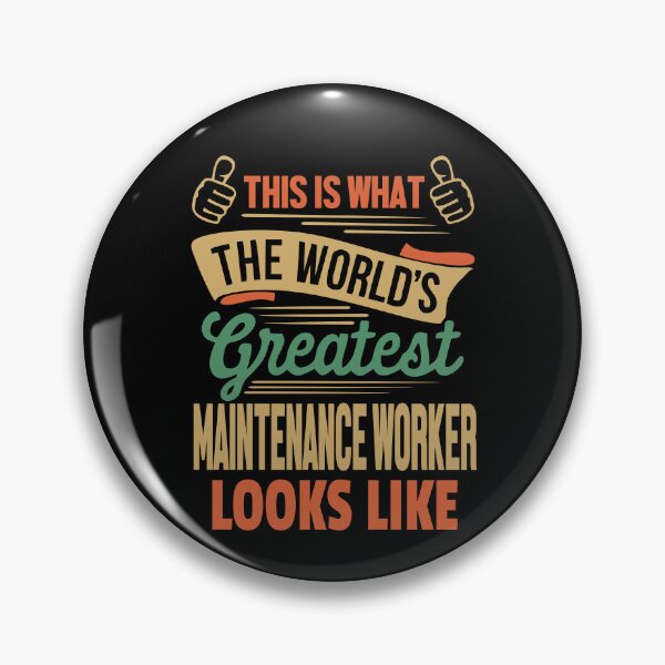 Item preview, Maintenance Job Gift - The Worlds Greatest Maintenance Worker designed and sold by funnyguy.