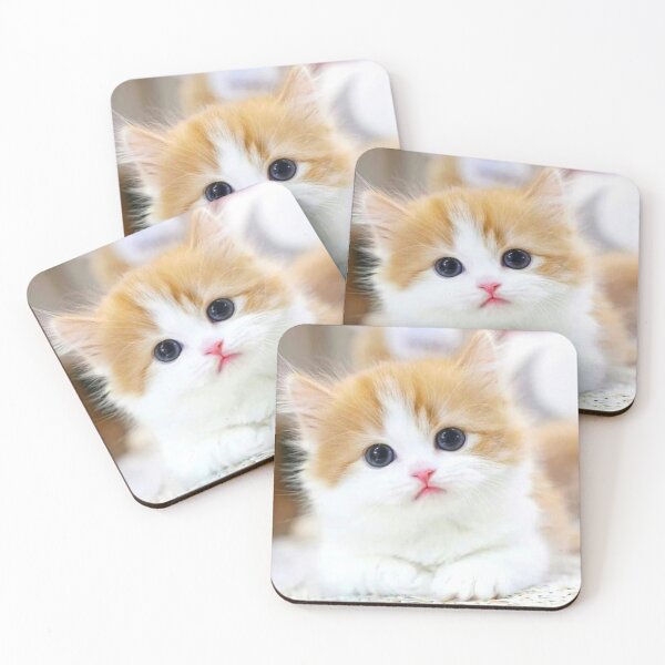 Item preview, ginger and white kitten designed and sold by Batartiste.