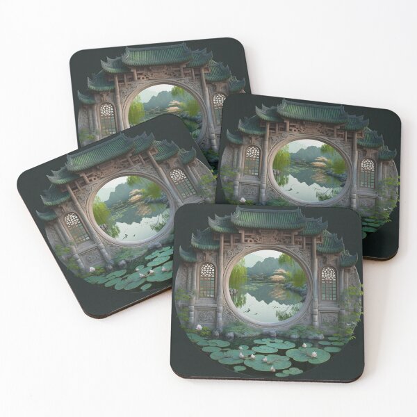 Item preview, asian lake design designed and sold by Olivier Dean.