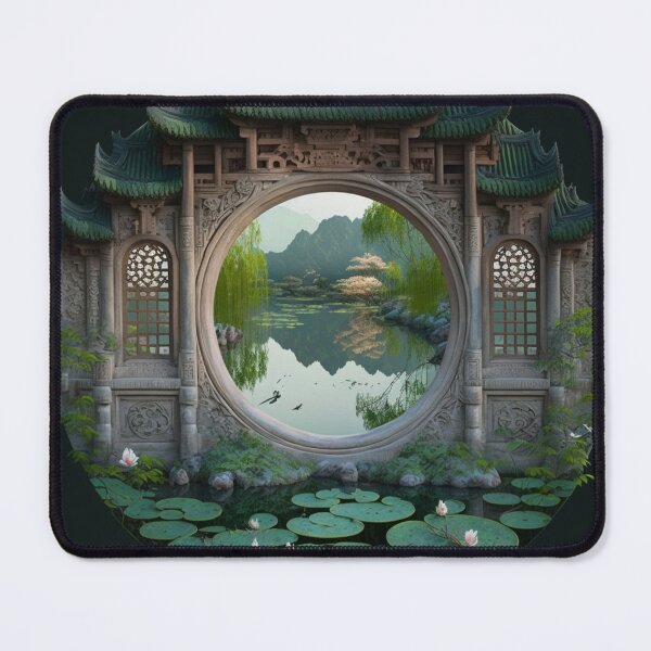 Item preview, asian lake design designed and sold by Olivier Dean.