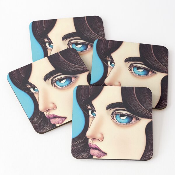 Item preview, Beautiful Blue-Eyed Woman designed and sold by FreeSpirit-Shop.