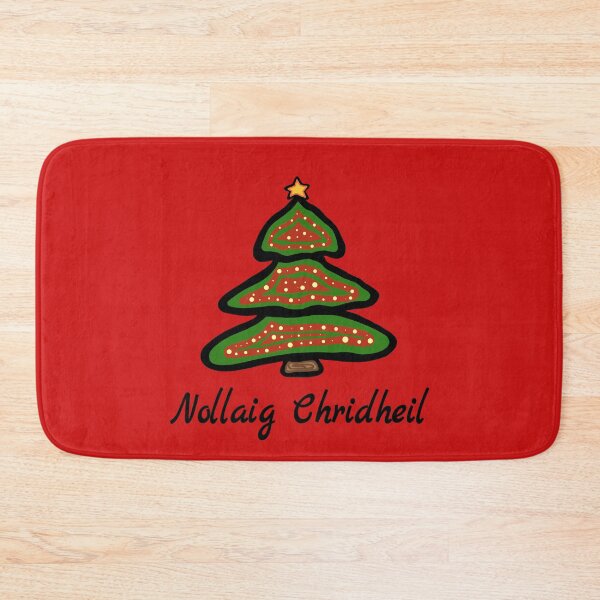 Item preview, Nollaig Chridheil Scottish Gaelic Christmas Tree Greeting designed and sold by MagicBoutique.