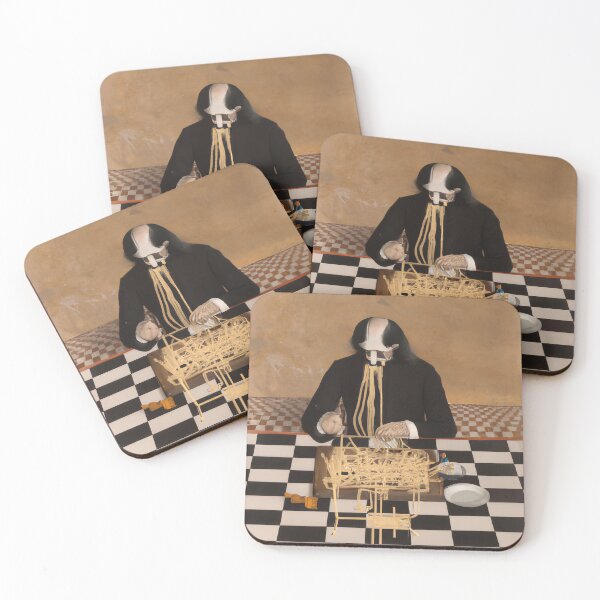 Item preview, Man eating spaghetti from a chessboard designed and sold by Marcin Szmandra.