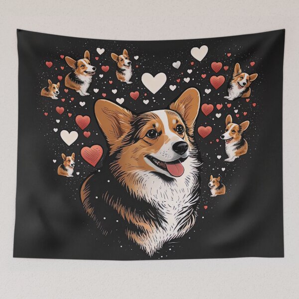 Item preview, Corgi Dog Valentine designed and sold by Juliascutecornr.