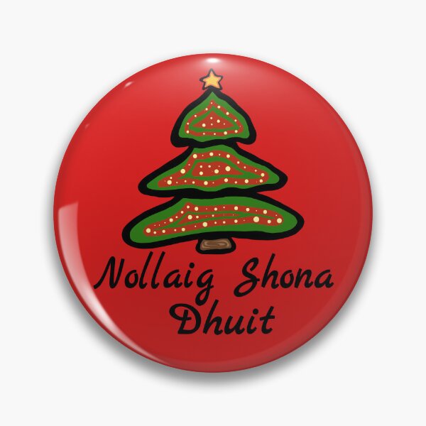 Item preview, Nollaig Shona Dhuit Irish Christmas Tree Ireland Greeting designed and sold by MagicBoutique.