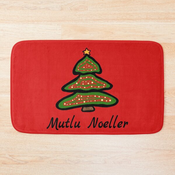 Item preview, Mutlu Noeller Turkey Christmas Tree Turkish Greeting designed and sold by MagicBoutique.