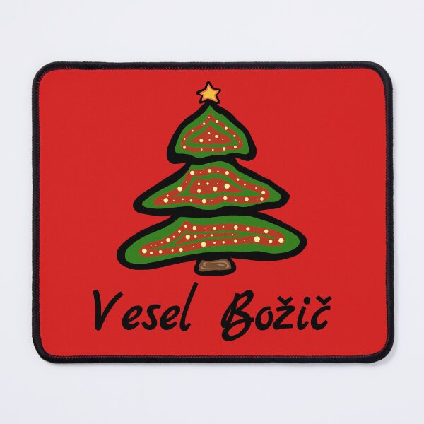 Item preview, Vesel Božič Slovene Slovenia Christmas Tree Greeting designed and sold by MagicBoutique.