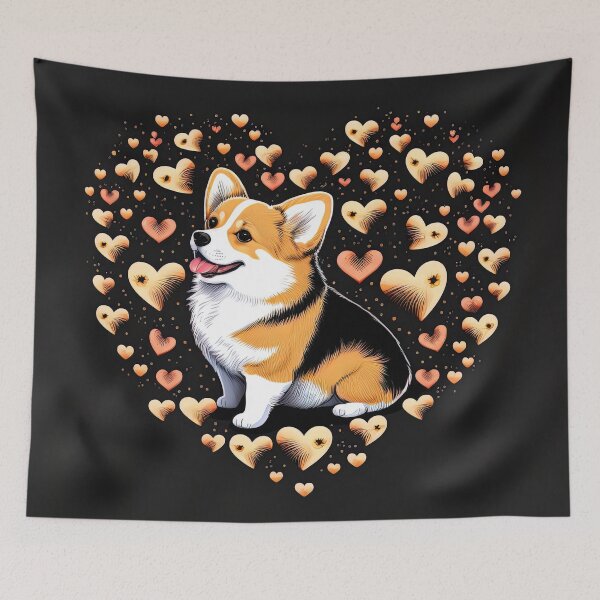 Item preview, Cute Corgi Dog Valentine designed and sold by Juliascutecornr.
