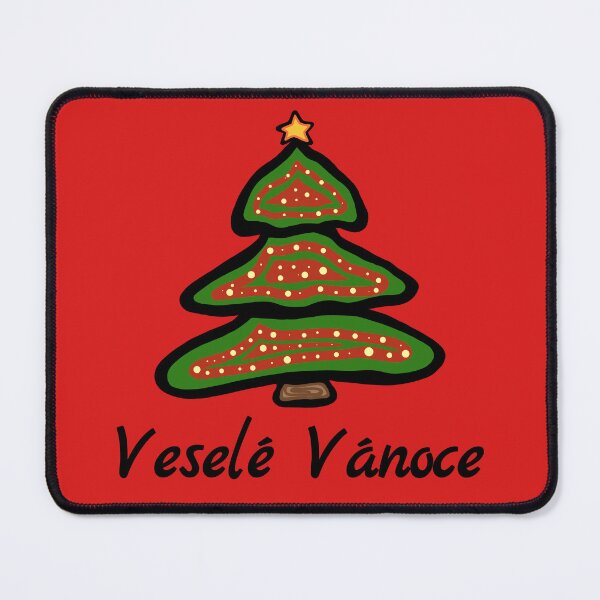 Item preview, Veselé Vánoce Czechia Christmas Tree Czech Greeting designed and sold by MagicBoutique.