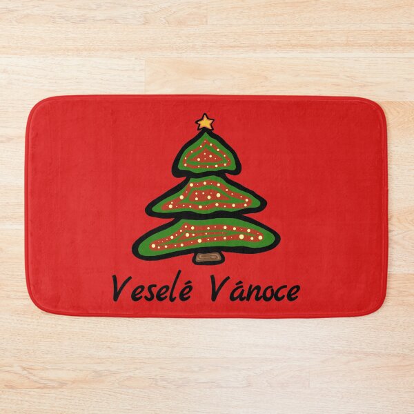 Item preview, Veselé Vánoce Czechia Christmas Tree Czech Greeting designed and sold by MagicBoutique.