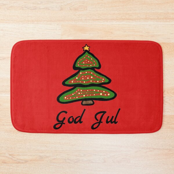 Item preview, GOD JUL Sweden Christmas Tree Happy Christmas designed and sold by MagicBoutique.