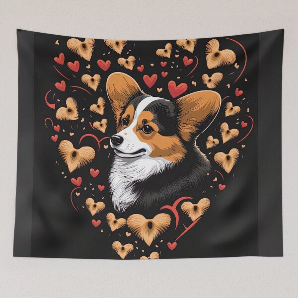 Item preview, Corgi Dog Valentine designed and sold by Juliascutecornr.