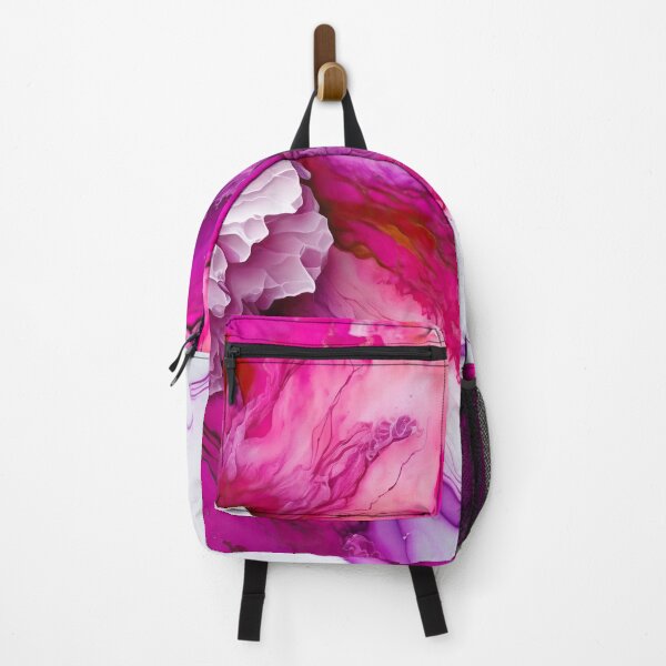 Item preview, Abstract Magenta White Watercolor Marble - Stylish Magenta Pattern designed and sold by venella.