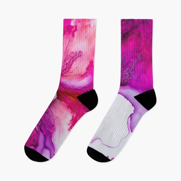 Item preview, Abstract Magenta White Watercolor Marble - Stylish Magenta Pattern designed and sold by venella.