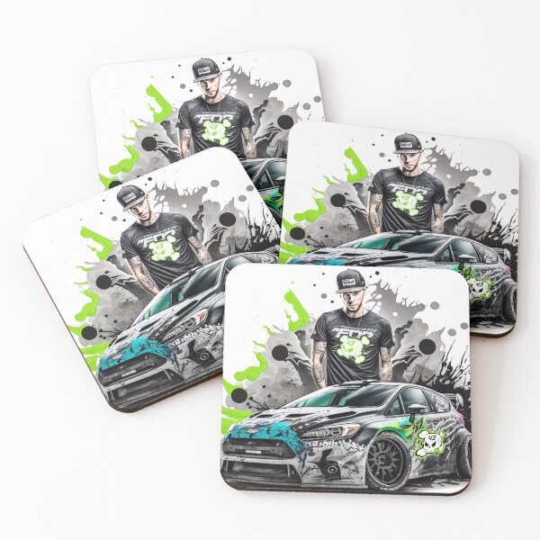 Item preview, Ken Block " 43 skull " and Racing Car  designed and sold by K-Klub.