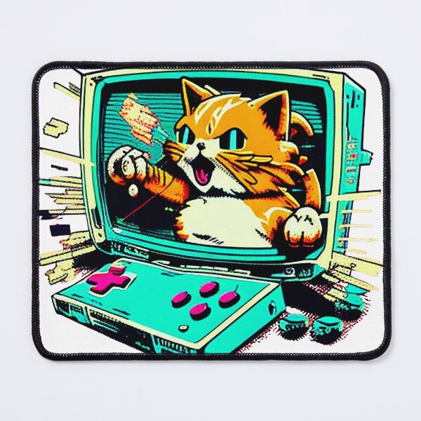 Item preview, Cute But Brutal   Gaming Cat And kitty designed and sold by PosterManiaRo.