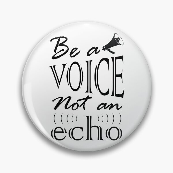 Item preview, Be a Voice Not an Echo - Business Positive Leadership Quotes for Decision Makers and Leaders designed and sold by Alice-Elgawi.