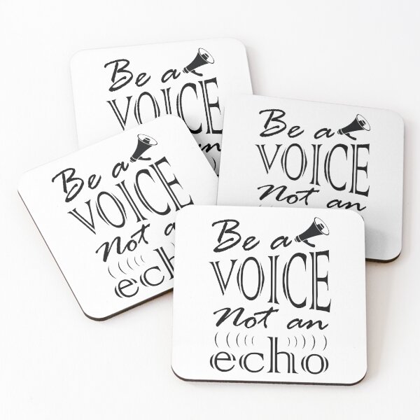 Item preview, Be a Voice Not an Echo - Business Positive Leadership Quotes for Decision Makers and Leaders designed and sold by Alice-Elgawi.