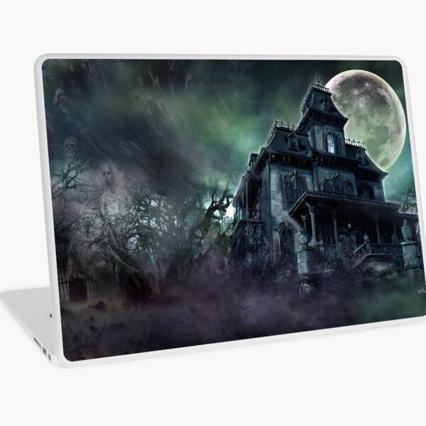 The Haunted House Paranormal Laptop Skin
