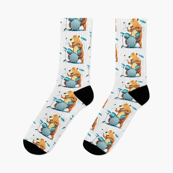 Item preview, Capybara Playing Drums Drummer Design For Capybara Lovers designed and sold by JackCurtis1991.