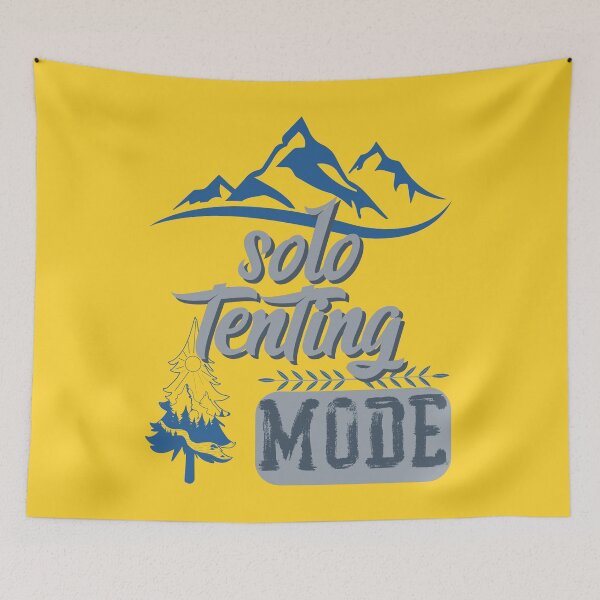 Item preview, solo tenting mode, forest river sun inside tree pine designed and sold by movie-popcorn.