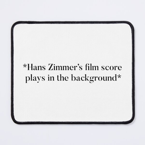 Item preview, Hans Zimmer film score plays in the background 3 designed and sold by tablespoon.