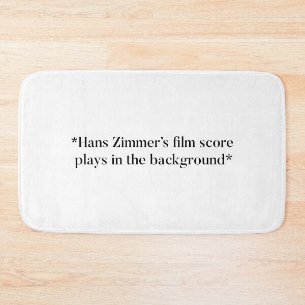 Item preview, Hans Zimmer film score plays in the background 3 designed and sold by tablespoon.