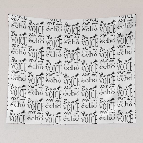 Item preview, Be a Voice Not an Echo - Business Positive Leadership Quotes for Decision Makers and Leaders designed and sold by Alice-Elgawi.