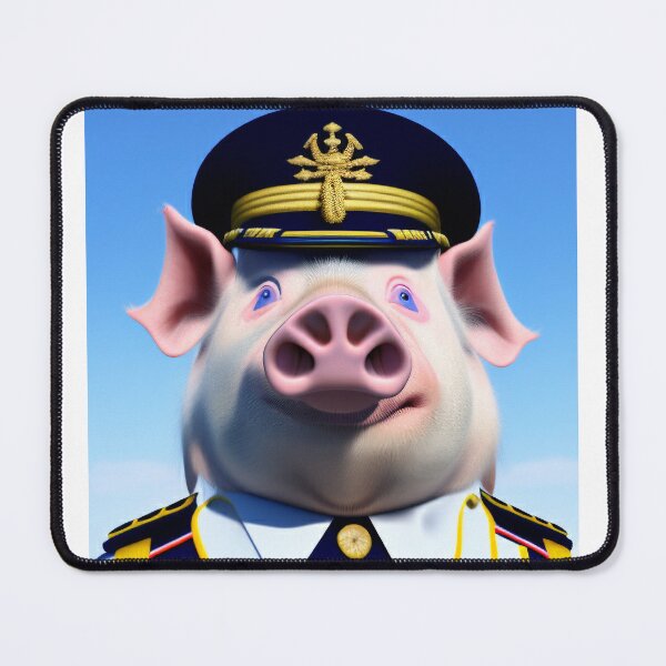 Item preview, The Piggy Pig Naval Officer designed and sold by CreepyDesigns.