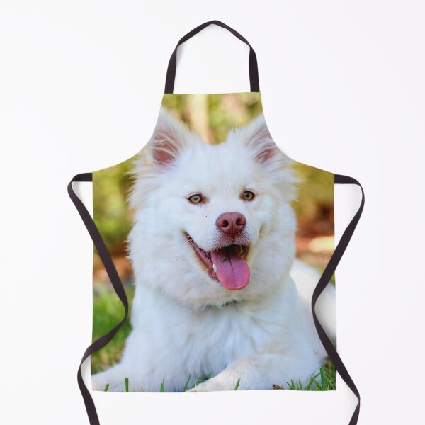 Item preview, white dog designed and sold by Batartiste.