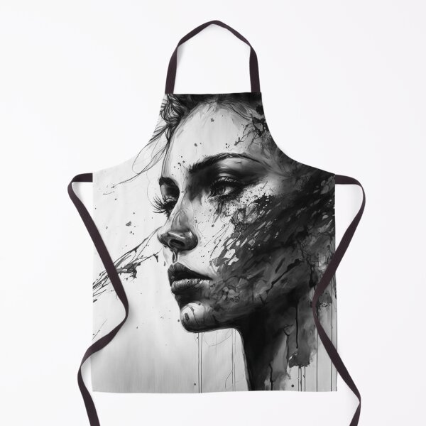 Item preview, Woman in sorrow black white designed and sold by AtlasKunst.
